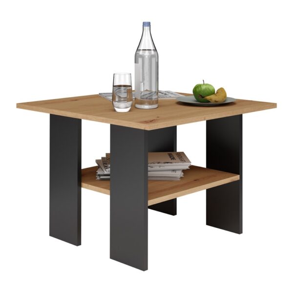 STOLIK KAWOWY MODERNA ARTISAN CZERŃ - obrazek 2