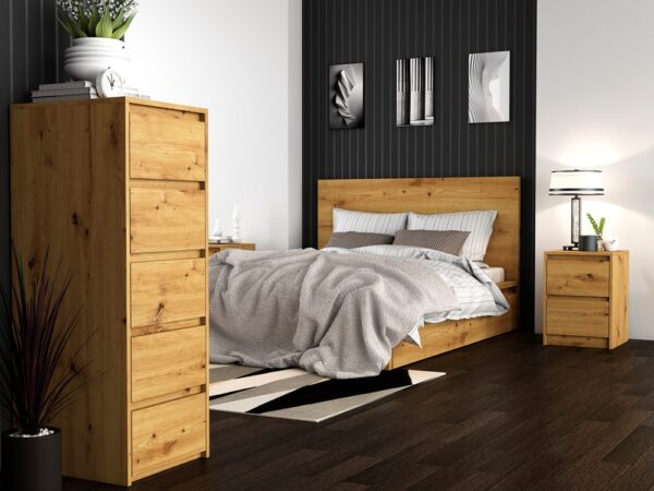 K2 KARO SZAFKA NOCNA 2 SZUFLADY ARTISAN - obrazek 3