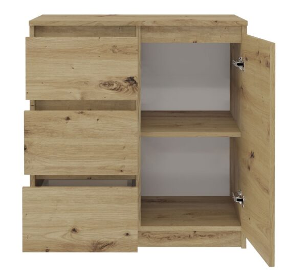 KOMODA 1 DRZWI 3 SZUFLADY ARTISAN KOMPLET - obrazek 2