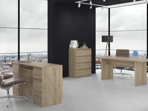 M4 MALWA KOMODA 4 SZUFLADY SONOMA KOMPLET - obrazek 3