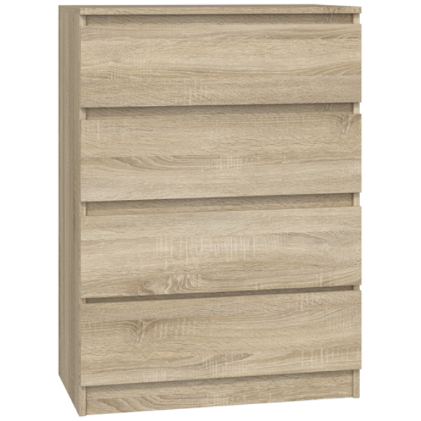 M4 MALWA KOMODA 4 SZUFLADY SONOMA KOMPLET