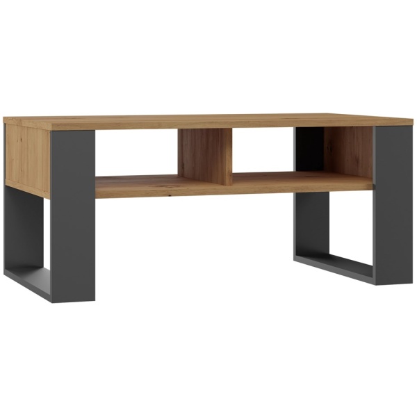 STOLIK KAWOWY MODERN 2P ARTISAN NOGA ANTRACYT