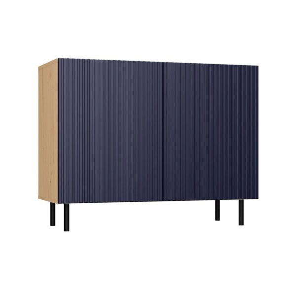 KOMODA KAMA 2 DRZWI SLIM ARTISAN/GRANAT KOMPLET - obrazek 2