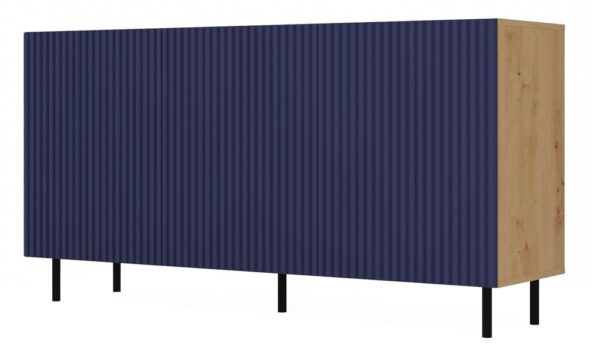 KOMODA KAMA 3 DRZWI SLIM ARTISAN/GRANAT KOMPLET - obrazek 2