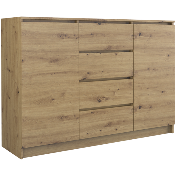 KOMODA 2 DRZWI 4 SZUFLADY ARTISAN KOMPLET