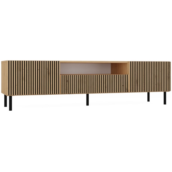 SZAFKA RTV 160 KAMA SLIM LAMELE ARTISAN