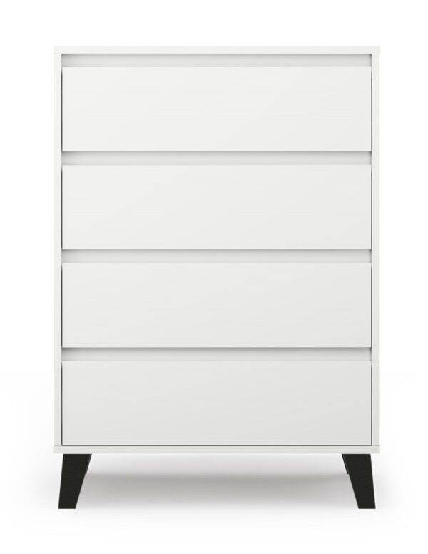 KOMODA SCANDI 4SZUFLADY BIEL - obrazek 2