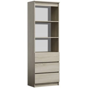 REGAŁ BIUROWY 3 SZUFLADY 3 PÓŁKI SONOMA KOMPLET