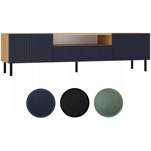 SZAFKA RTV 160 KAMA SLIM ARTISAN/GRANAT
