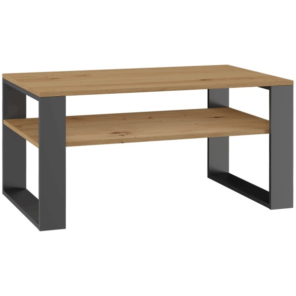 STOLIK KAWOWY MODERN 1P ARTISAN NOGA ANTRACYT