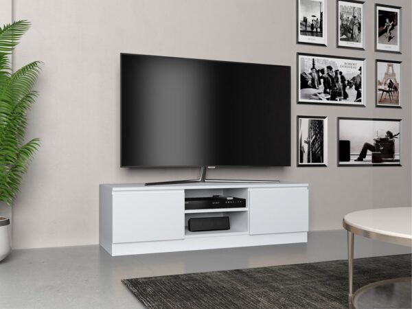STOLIK RTV 120 BIAŁY MAT - obrazek 3