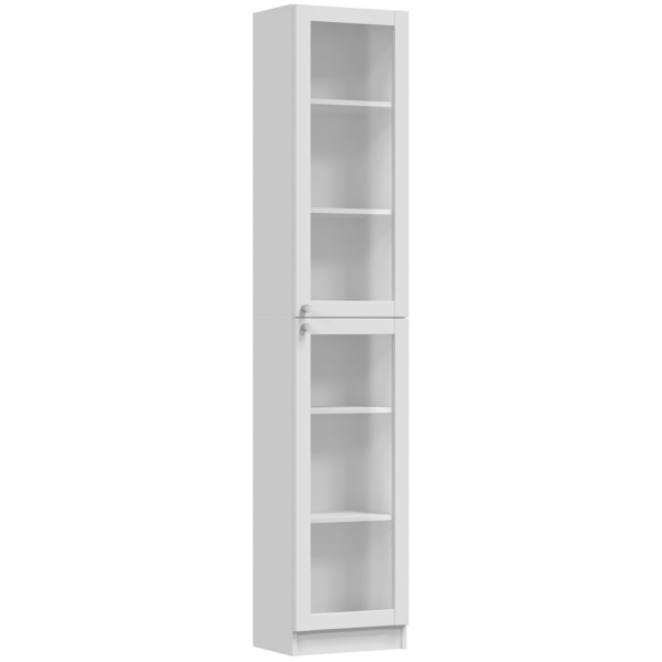 WITRYNA 40CM PAFOS BIAŁY 2 SZYBY KOMPLET
