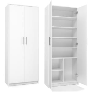 REGAŁ ZAMKNIETY OLIV 2D BIEL KOMPLET