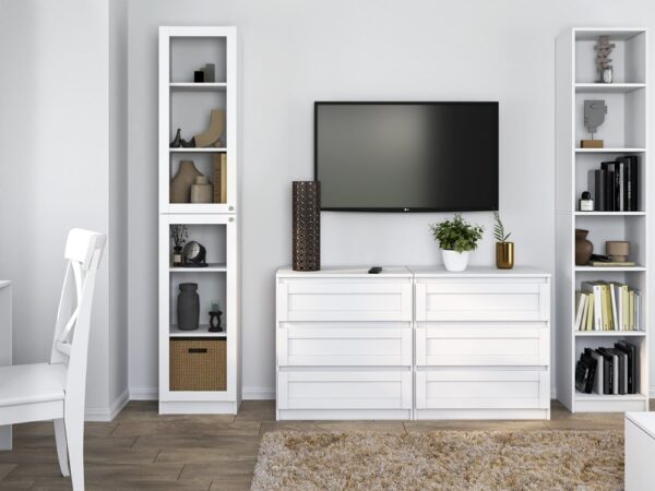 WITRYNA 40CM PAFOS BIAŁY 2 SZYBY KOMPLET - obrazek 4