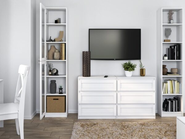 WITRYNA 40CM PAFOS BIAŁY 2 SZYBY KOMPLET - obrazek 5