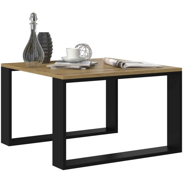 STOLIK KAWOWY MODERN MINI ARTISAN NOGA CZARNA
