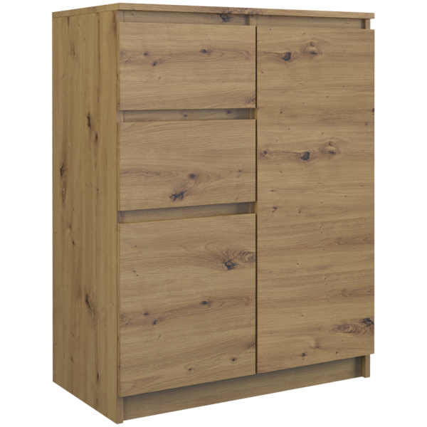 KOMODA 2 DRZWI 2 SZUFLADY ARTISAN KOMPLET