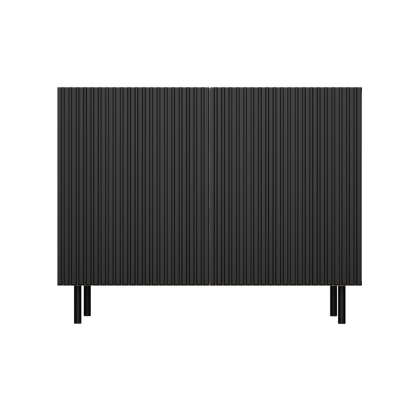 KOMODA KAMA 2 DRZWI SLIM ARTISAN/CZERŃ KOMPLET - obrazek 4