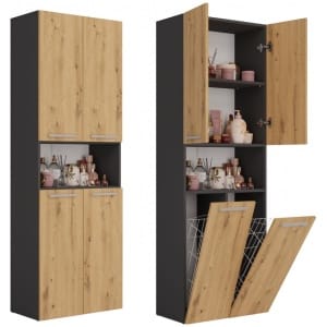 SŁUPEK ŁAZ. NEL ANT/ART 2 KOSZE DRZWI KRÓTKIE KPL