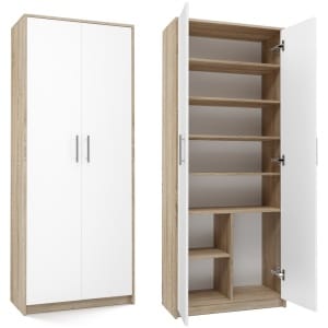 REGAŁ ZAMKNIETY OLIV 2D SONOMA-MIX KOMPLET