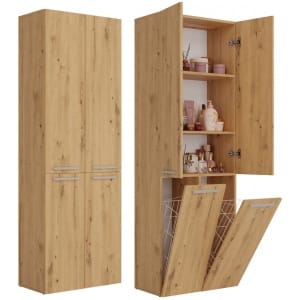 SŁUPEK ŁAZIENKOWY NEL ART 2 KOSZE DRZWI DŁUGI KPL