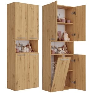 SŁUPEK ŁAZIENKOWY NEL ART 1 KOSZ DRZWI KRÓTKIE