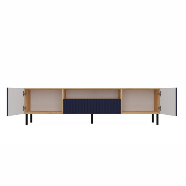 SZAFKA RTV 160 KAMA SLIM ARTISAN/GRANAT - obrazek 4